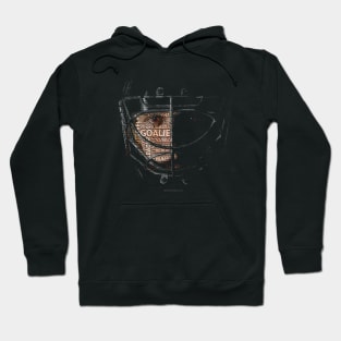 Typographic Hockey Goalie Tribute Hoodie